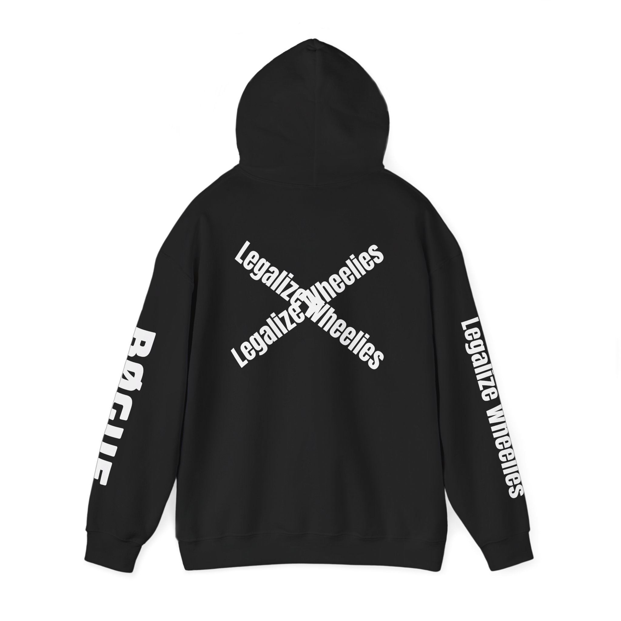 RØGUE-Legalize Wheelies hoodie black