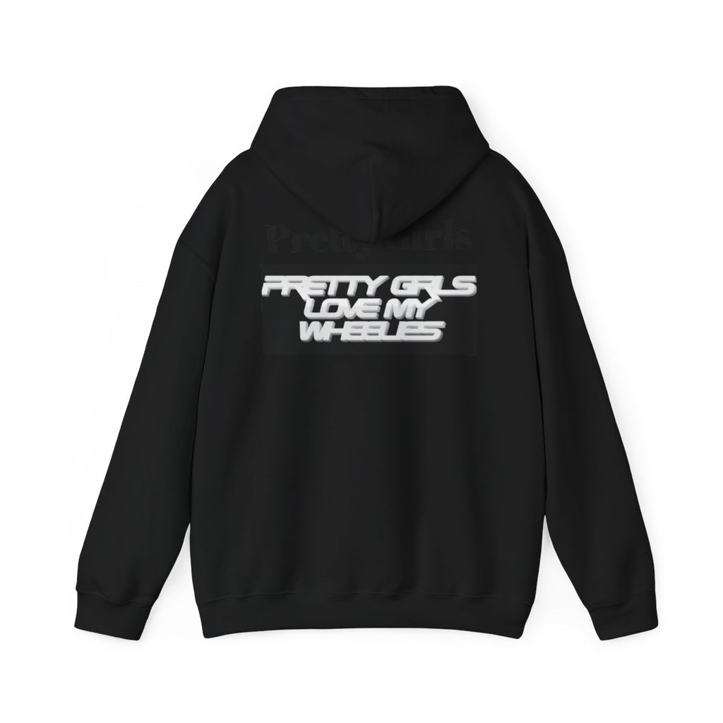 Rogue Wheelies Hoodie — "Pretty Girls Love My Wheelies" Graphic Pullover